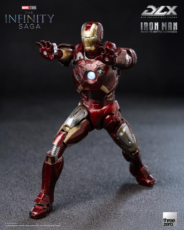 Marvel: The Infinity Saga DLX Iron Man Mark 7 (Battle Damaged Ver