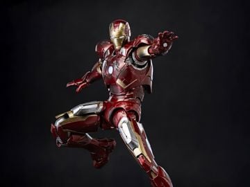 Marvel: The Infinity Saga DLX Iron Man Mark 7 (Battle Damaged Ver