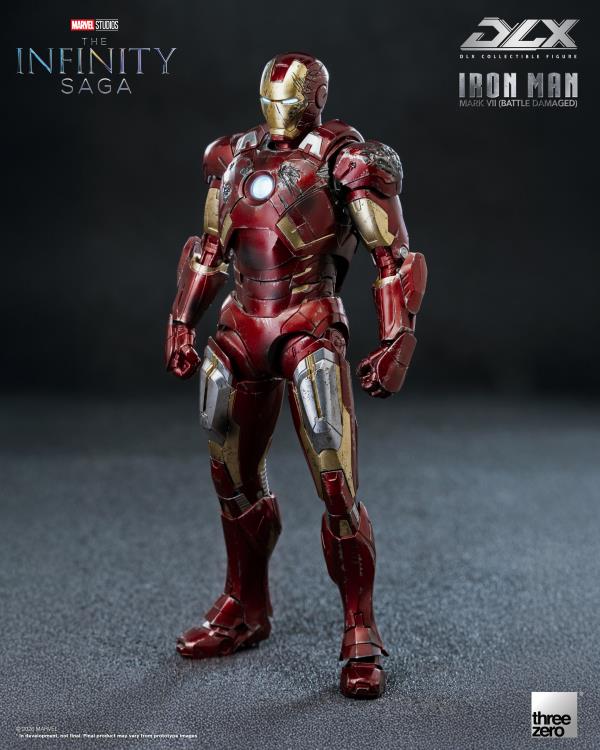 Marvel: The Infinity Saga DLX Iron Man Mark 7 (Battle Damaged Ver