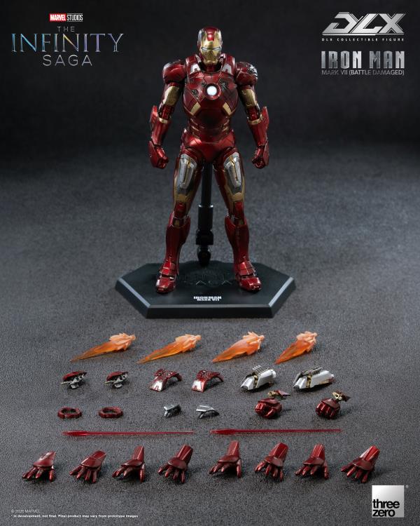 Marvel: The Infinity Saga DLX Iron Man Mark 7 (Battle Damaged Ver