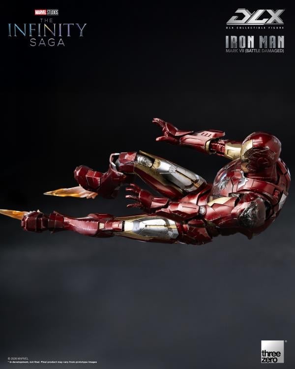 Marvel: The Infinity Saga DLX Iron Man Mark 7 (Battle Damaged Ver