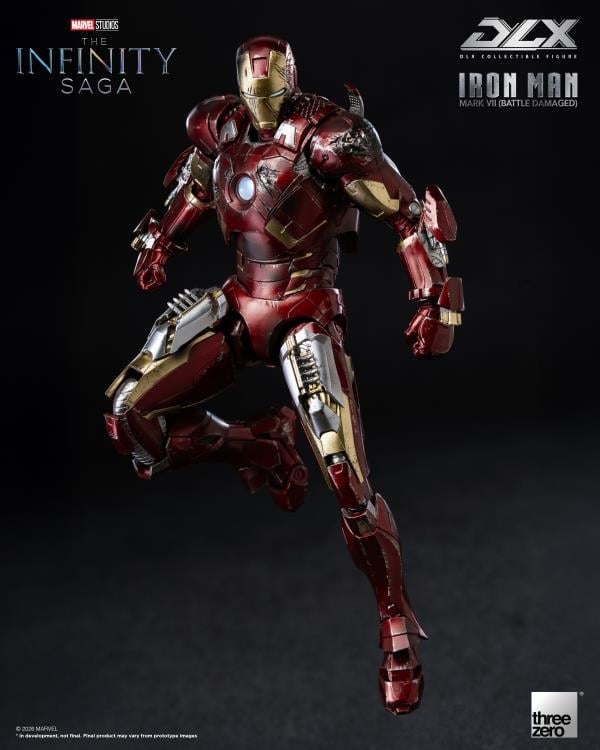 Marvel: The Infinity Saga DLX Iron Man Mark 7 (Battle Damaged Ver