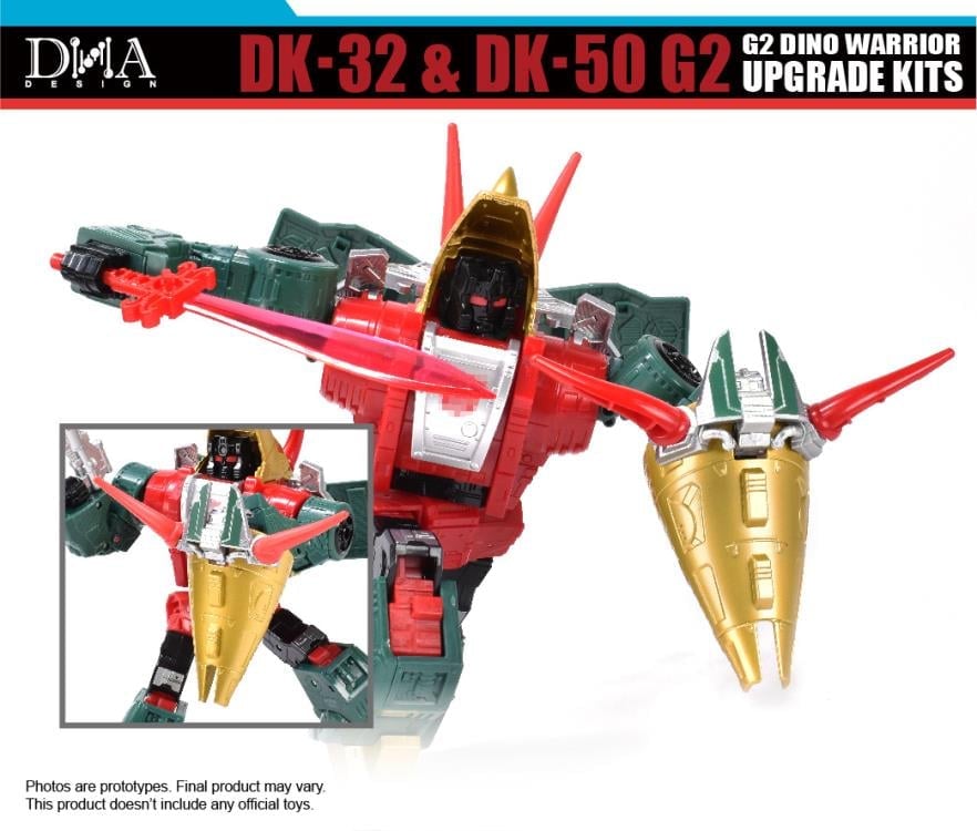 DK-32 & DK-50 G2 Dino Warrior Upgrade Kit Gallery Image 6