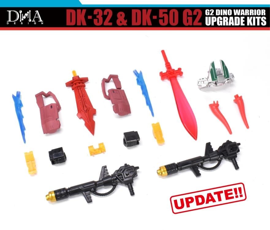 DK-32 & DK-50 G2 Dino Warrior Upgrade Kit Gallery Image 4
