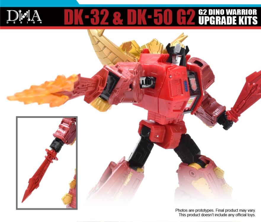 DK-32 & DK-50 G2 Dino Warrior Upgrade Kit Gallery Image 13