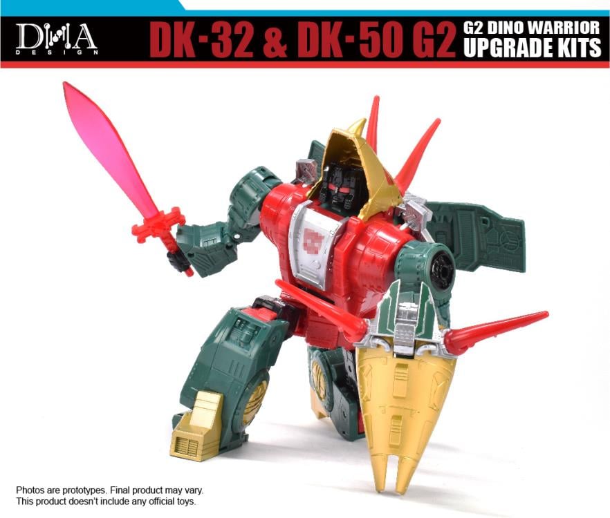 DK-32 & DK-50 G2 Dino Warrior Upgrade Kit Gallery Image 8