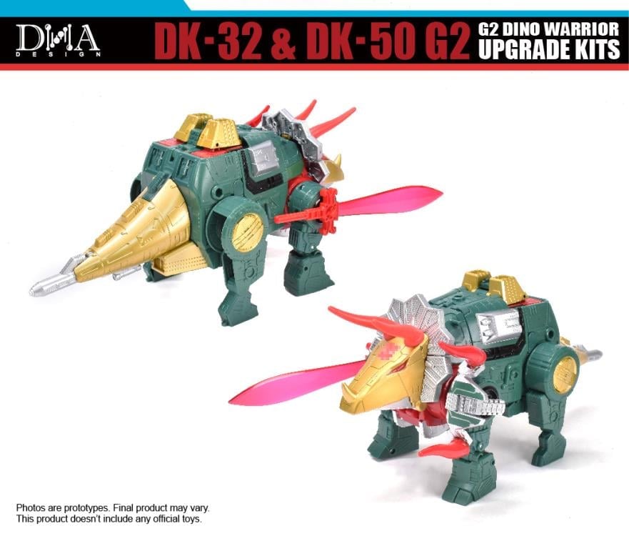 DK-32 & DK-50 G2 Dino Warrior Upgrade Kit Gallery Image 9