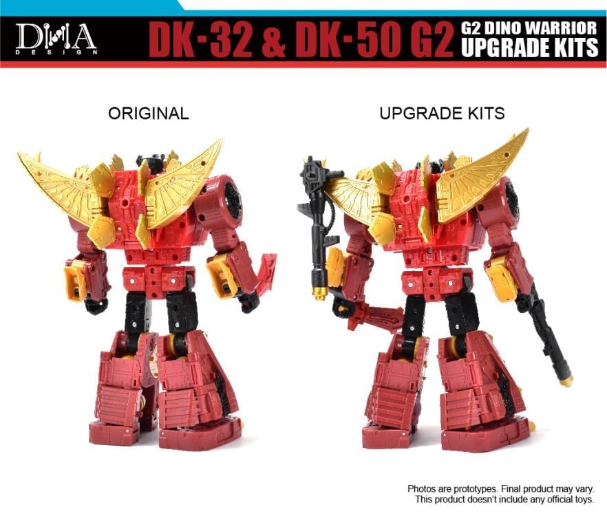 DK-32 & DK-50 G2 Dino Warrior Upgrade Kit Gallery Image 12
