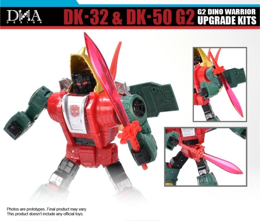 DK-32 & DK-50 G2 Dino Warrior Upgrade Kit Gallery Image 7