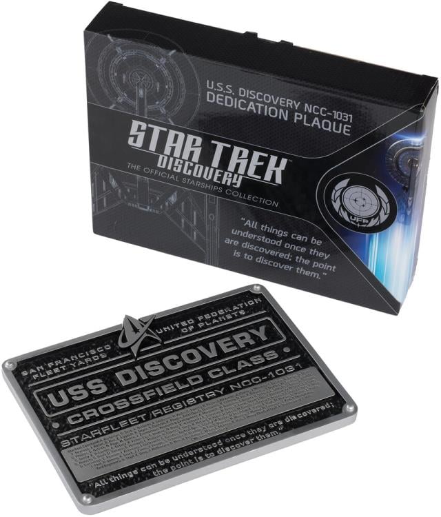 Star Trek: Discovery U.S.S. Discovery Resin Dedication Plaque Gallery Image 4