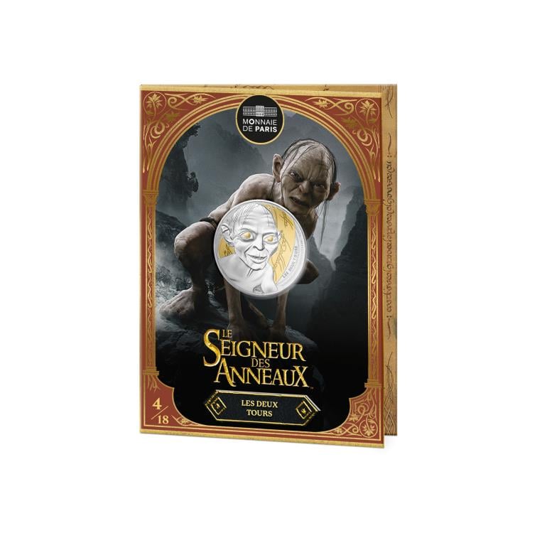2026 France The Lord of the Rings Gollum Limited Edition 10 Euro Silver Collectible Coin Gallery Image 6