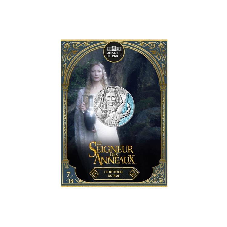 2026 France The Lord of the Rings Galadriel Limited Edition 10 Euro Silver Collectible Coin Gallery Image 5