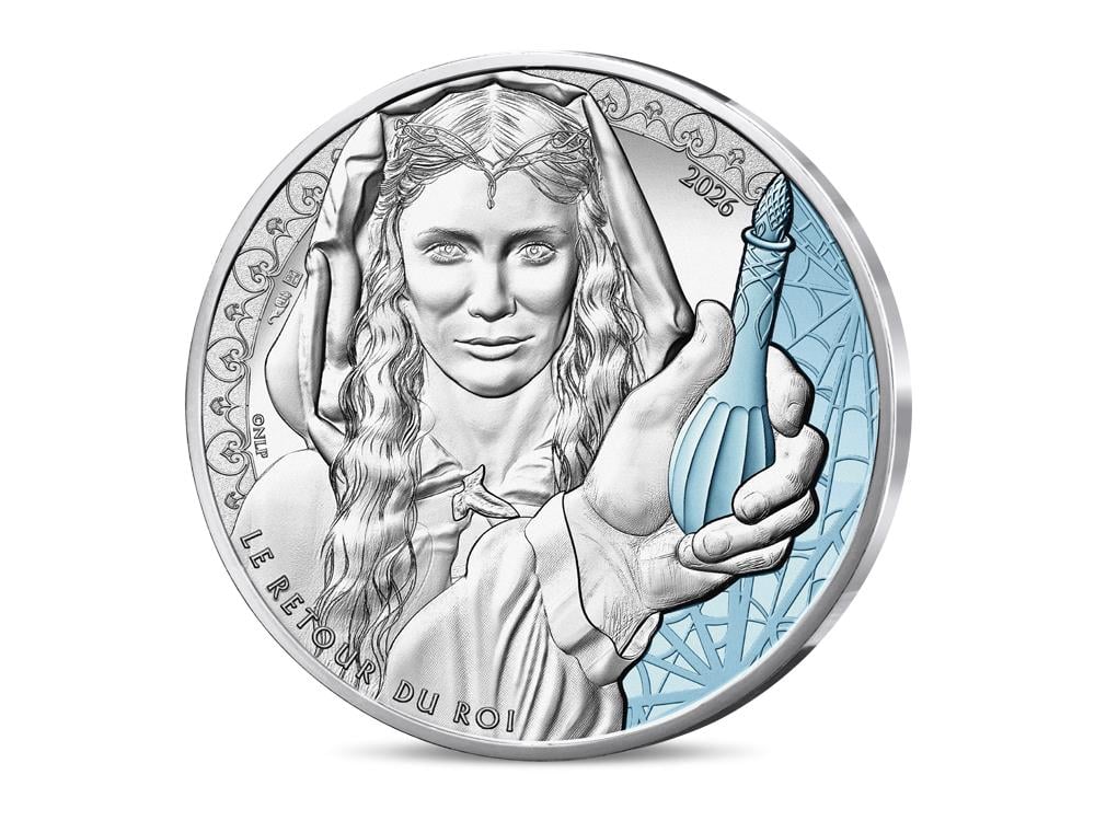 2026 France The Lord of the Rings Galadriel Limited Edition 10 Euro Silver Collectible Coin Gallery Image 1