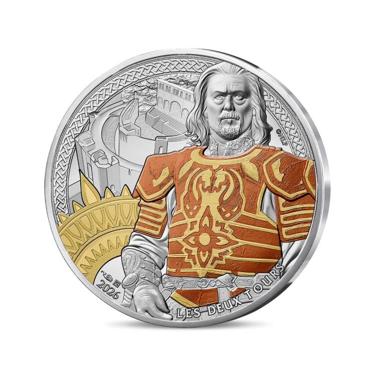 2026 France The Lord of the Rings Theoden Limited Edition 10 Euro Silver Collectible Coin Gallery Image 3