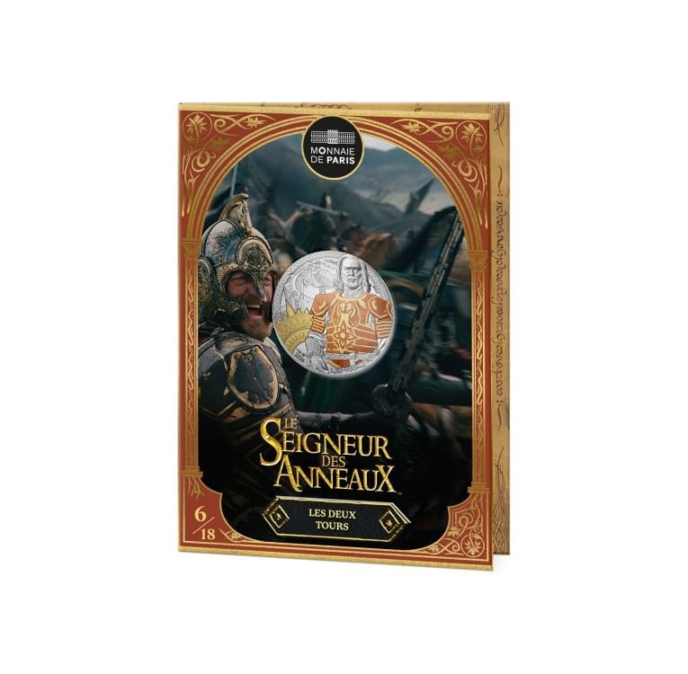 2026 France The Lord of the Rings Theoden Limited Edition 10 Euro Silver Collectible Coin Gallery Image 6