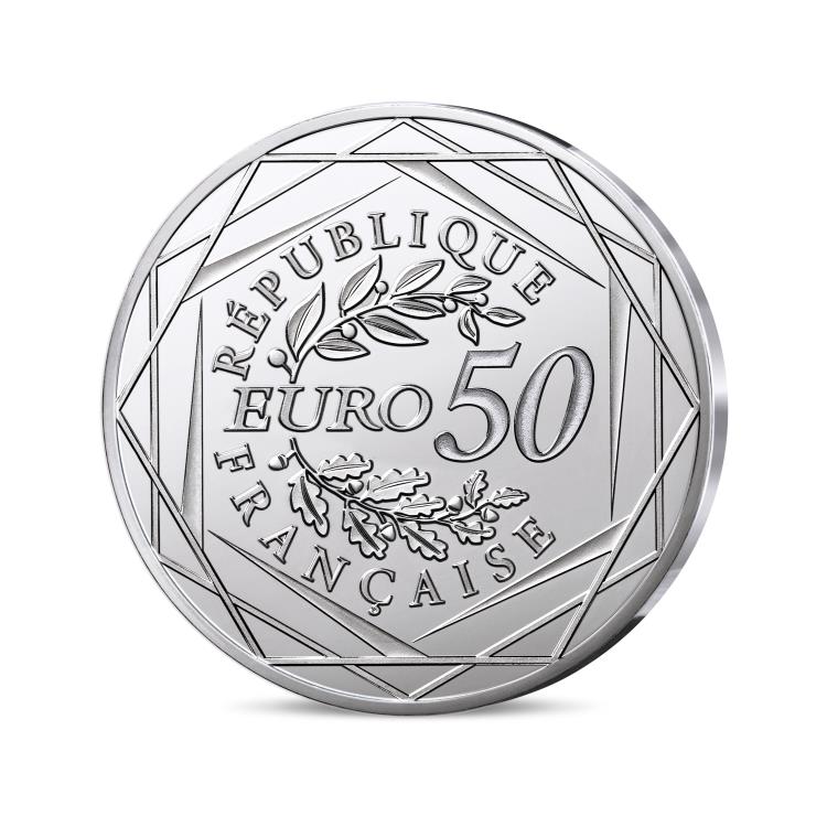 2026 France The Lord of the Rings Aragorn and Minas Tirith Limited Edition 50 Euro Silver Collectible Coin Gallery Image 4