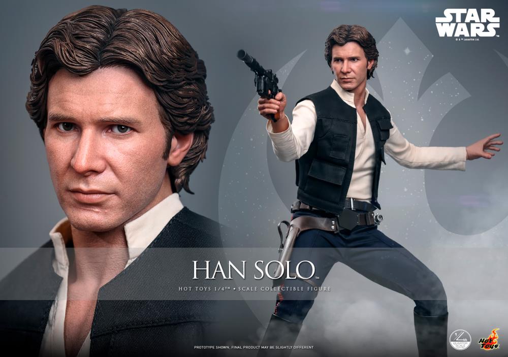 Star Wars: A New Hope QS026 Han Solo 1/4th Scale Collectible Figure Gallery Image 3