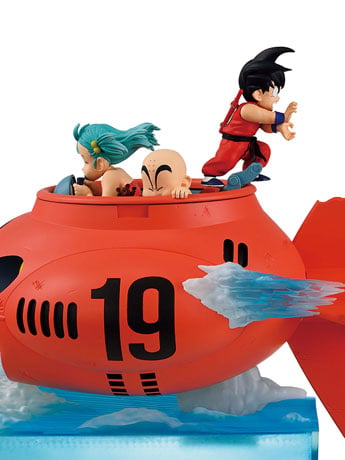 Dragon Ball Ichibansho Goku, Bulma, & Krillin (Vs. Red Ribbon Army) Figure Gallery Image 2