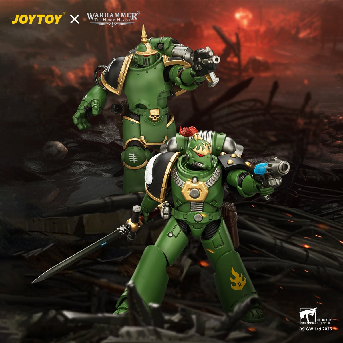 Warhammer: The Horus Heresy Salamanders MKVI Tactical Legionary 1/18 Scale Action Figure Gallery Image 16