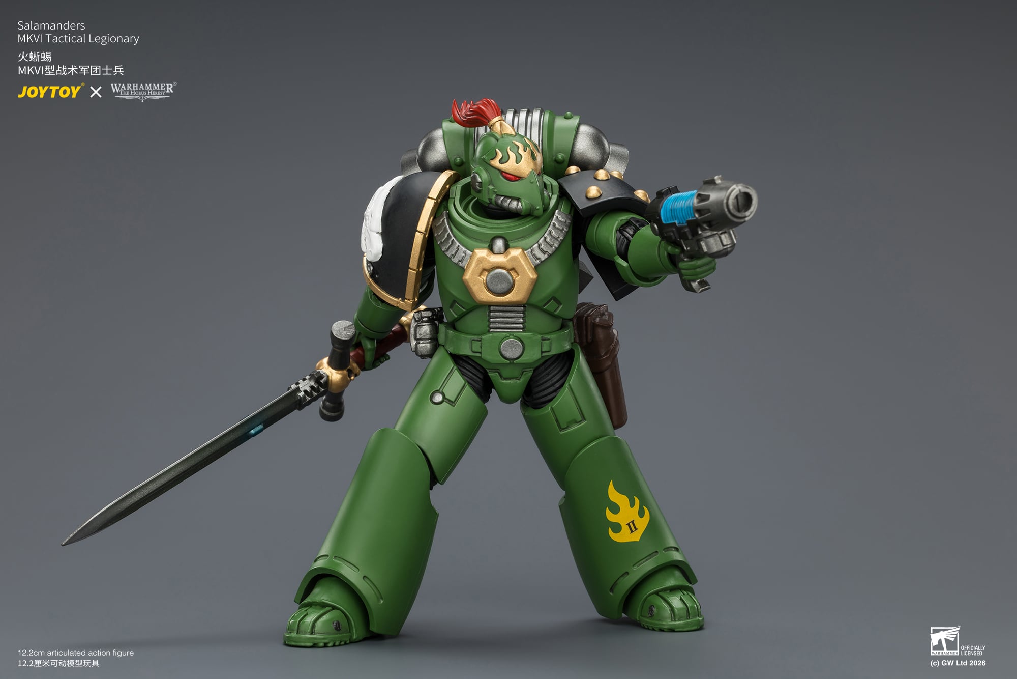 Warhammer: The Horus Heresy Salamanders MKVI Tactical Legionary 1/18 Scale Action Figure Gallery Image 9