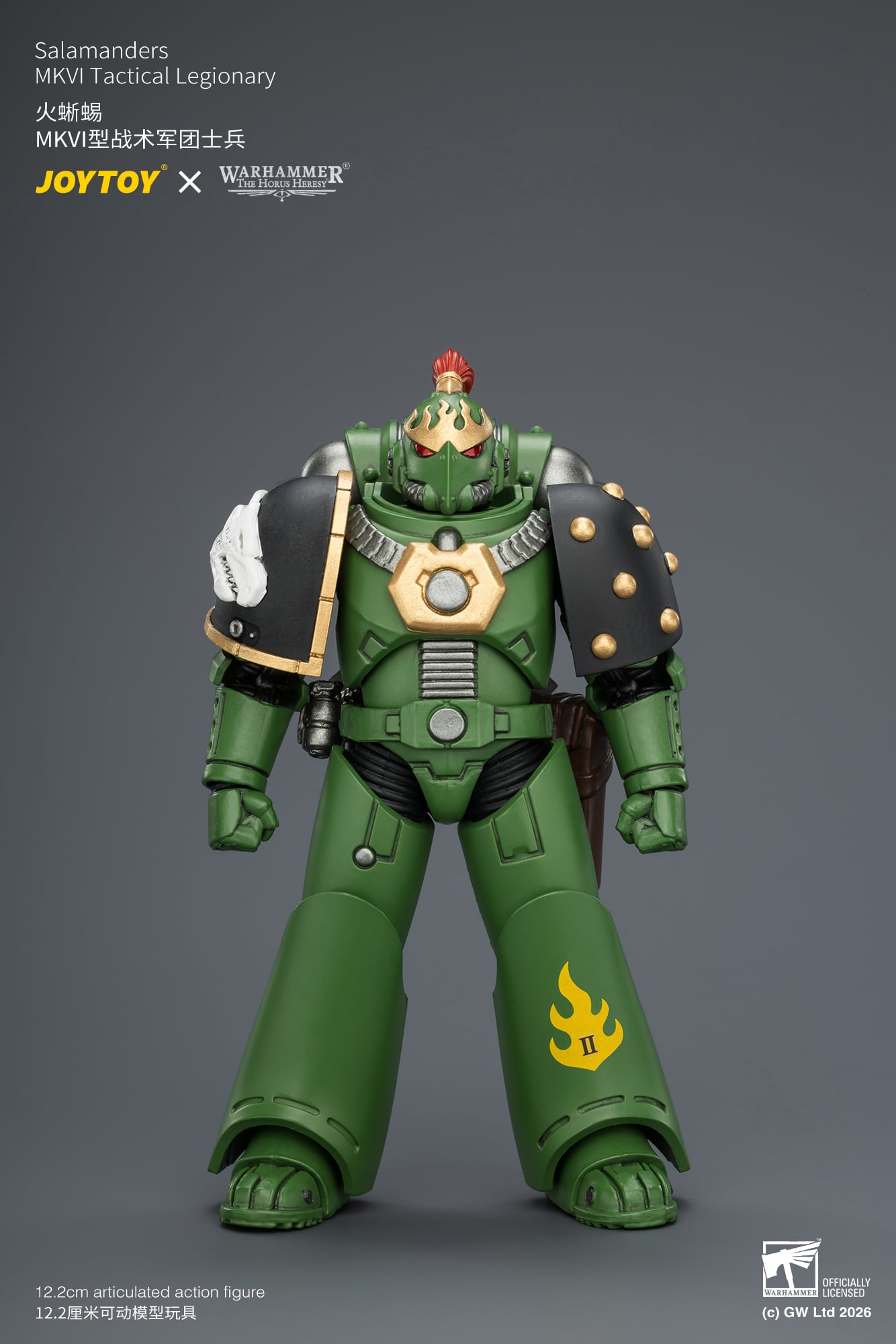 Warhammer: The Horus Heresy Salamanders MKVI Tactical Legionary 1/18 Scale Action Figure Gallery Image 4