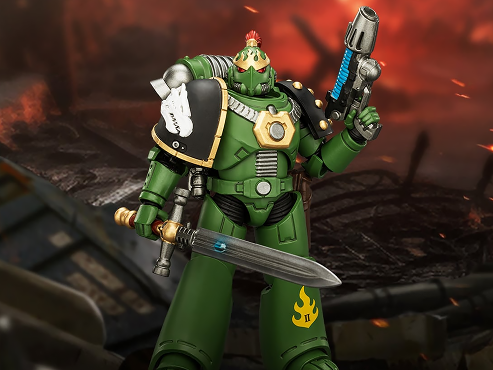 Warhammer: The Horus Heresy Salamanders MKVI Tactical Legionary 1/18 Scale Action Figure Gallery Image 1