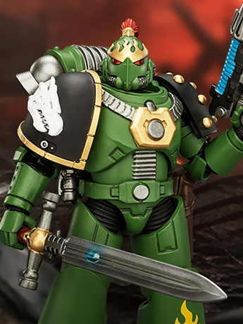 Warhammer: The Horus Heresy Salamanders MKVI Tactical Legionary 1/18 Scale Action Figure Gallery Image 2