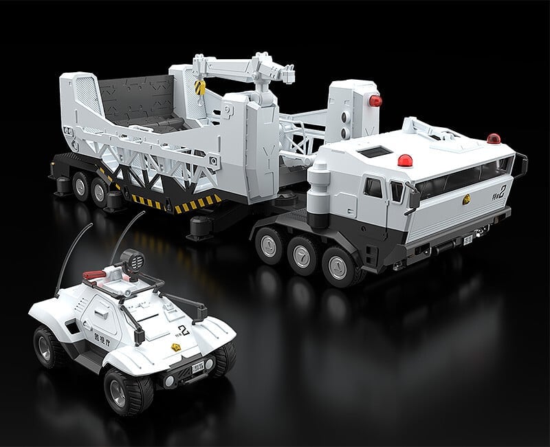 Mobile Police Patlabor Moderoid Type 98 Special Command Vehicle & Type 99 Special Labor Carrier Model Kit Set (2nd Reissue) Gallery Image 3