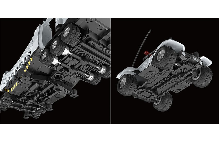 Mobile Police Patlabor Moderoid Type 98 Special Command Vehicle & Type 99 Special Labor Carrier Model Kit Set (2nd Reissue) Gallery Image 15