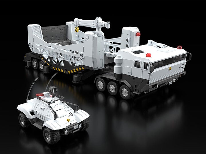 Mobile Police Patlabor Moderoid Type 98 Special Command Vehicle & Type 99 Special Labor Carrier Model Kit Set (2nd Reissue) Gallery Image 1