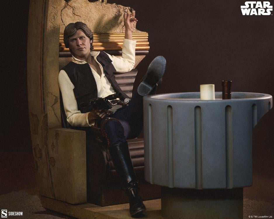 Star Wars Premium Format Mixed Media Han Solo: Sorry About the Mess Statue Gallery Image 3