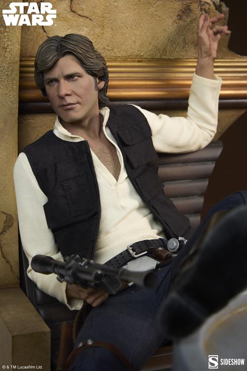 Star Wars Premium Format Mixed Media Han Solo: Sorry About the Mess Statue Gallery Image 7