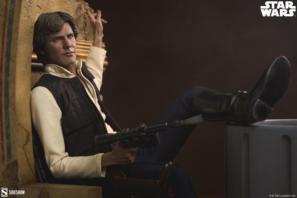 Star Wars Premium Format Mixed Media Han Solo: Sorry About the Mess Statue Gallery Image 4