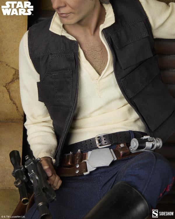 Star Wars Premium Format Mixed Media Han Solo: Sorry About the Mess Statue Gallery Image 8