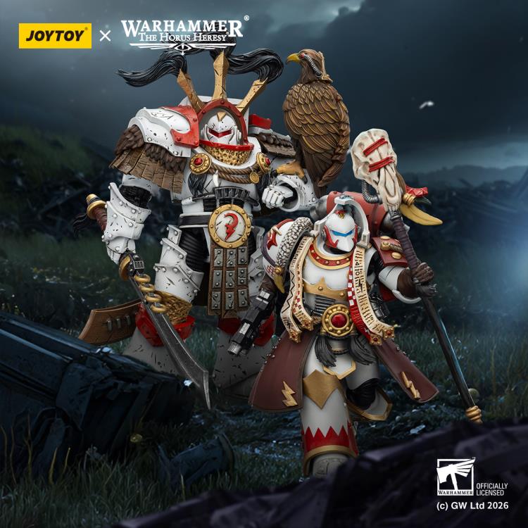 Warhammer 40,000 White Scars Stormseer Consul with Force Staff and Bolt Pistol 1/18 Scale Action Figure Gallery Image 14