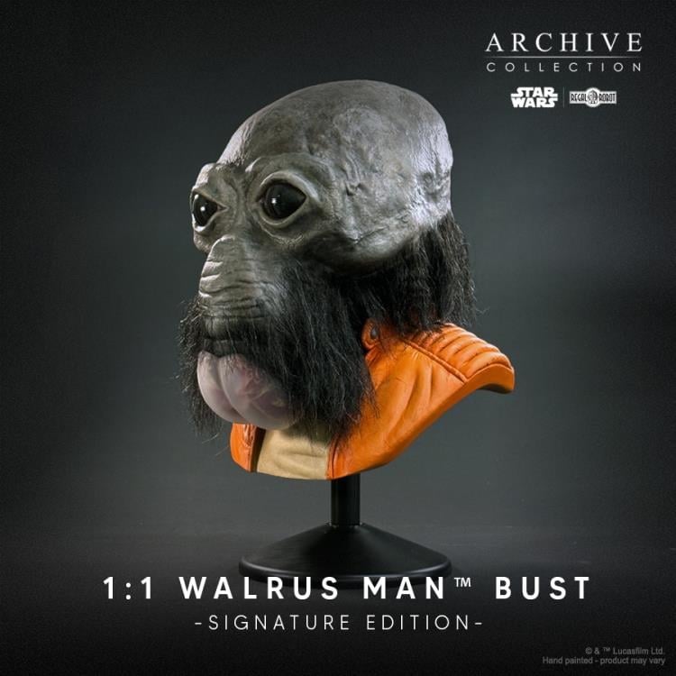 Star Wars: A New Hope Walrus Man (Ben Burtt Signature Edition) Life-Sized Limited Editon Bust Gallery Image 4