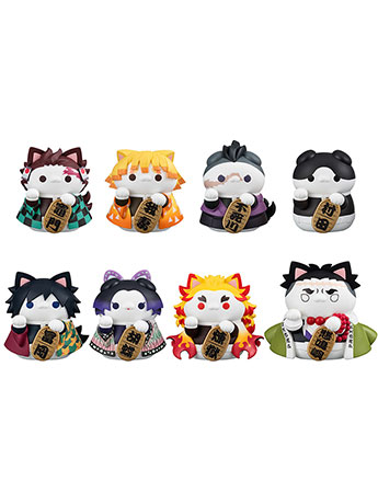Demon Slayer: Kimetsu no Yaiba Mega Cat Project Demon Slayer Fortune Cats Box of 8 Random Figures Gallery Image 2