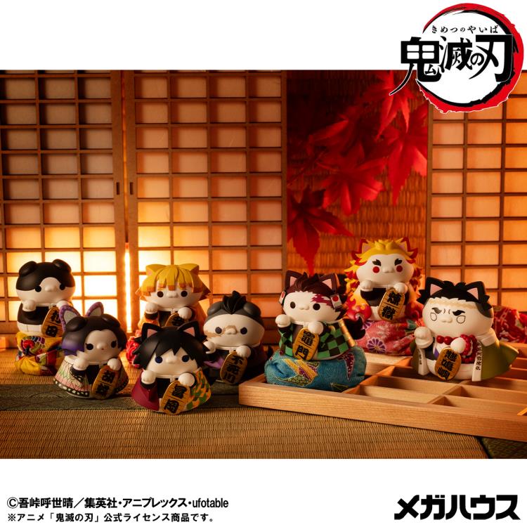 Demon Slayer: Kimetsu no Yaiba Mega Cat Project Demon Slayer Fortune Cats Box of 8 Random Figures Gallery Image 3