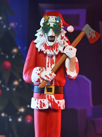 Terrifier 3 Toony Terrors Art the Clown (Bloody Santa Suit) Figure Gallery Image 2
