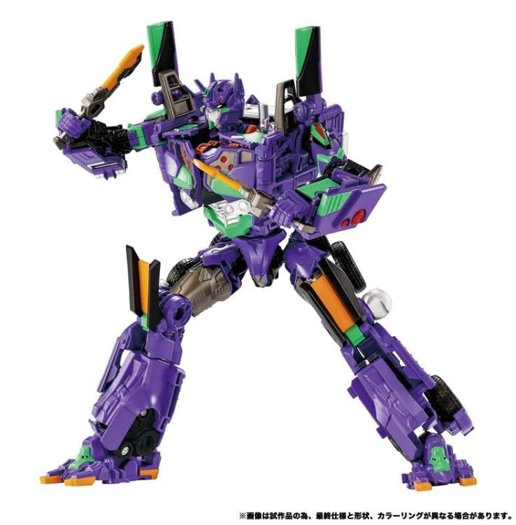 Transformers X Evangelion Synergenex Series Evangelion Prime Unit-01 Action Figure Gallery Image 5