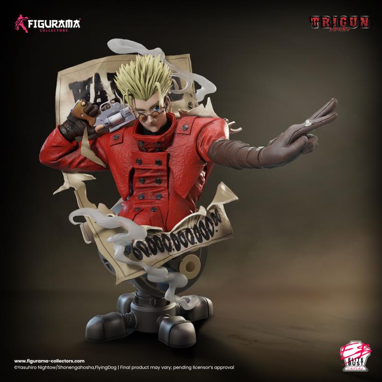 Trigun Elite Vash 1/4 Scale Limited Edition Bust
