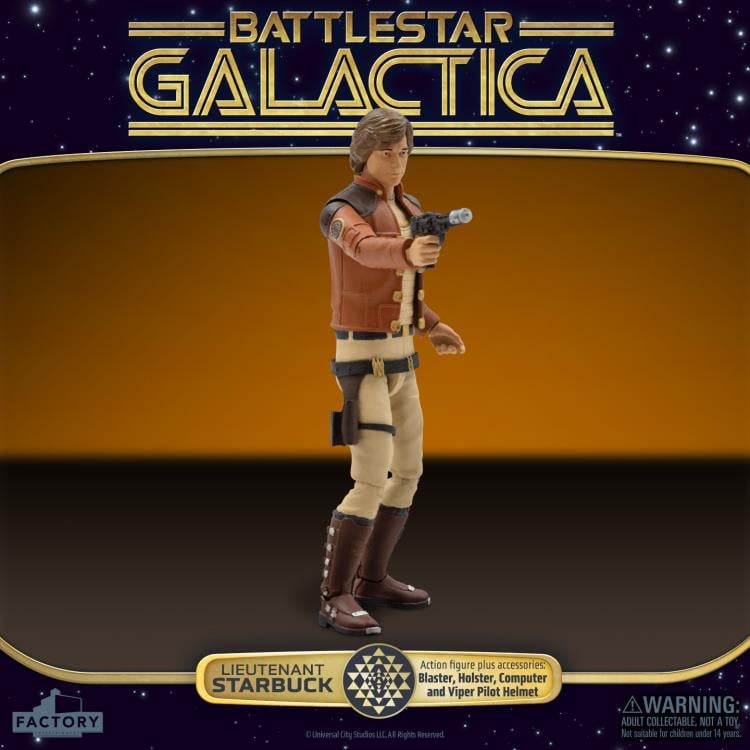 Battlestar Galactica (1978) Lieutenant Starbuck 3.75-Inch Scale Action Figure Gallery Image 7