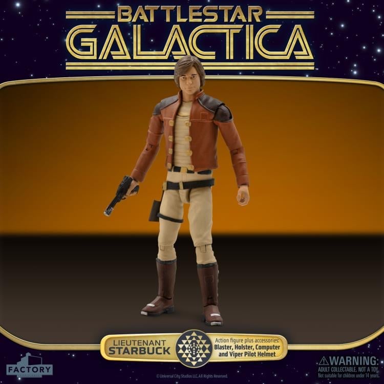 Battlestar Galactica (1978) Lieutenant Starbuck 3.75-Inch Scale Action Figure Gallery Image 8