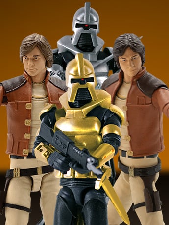 Battlestar Galactica (1978) 3.75-Inch Scale Set of 4 Action Figures Gallery Image 2