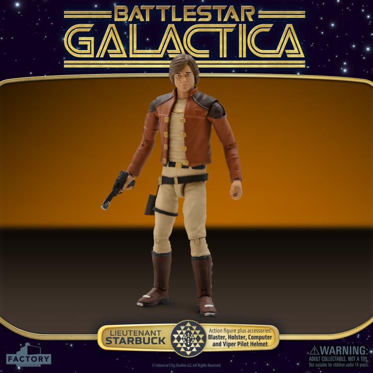 Battlestar Galactica (1978) 3.75-Inch Scale Set of 4 Action Figures Gallery Image 14