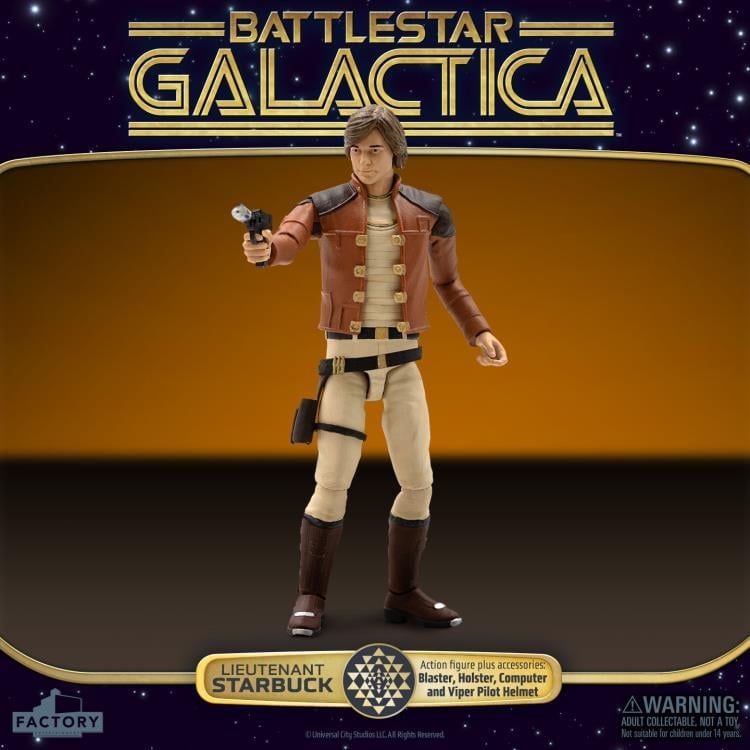 Battlestar Galactica (1978) 3.75-Inch Scale Set of 4 Action Figures Gallery Image 10