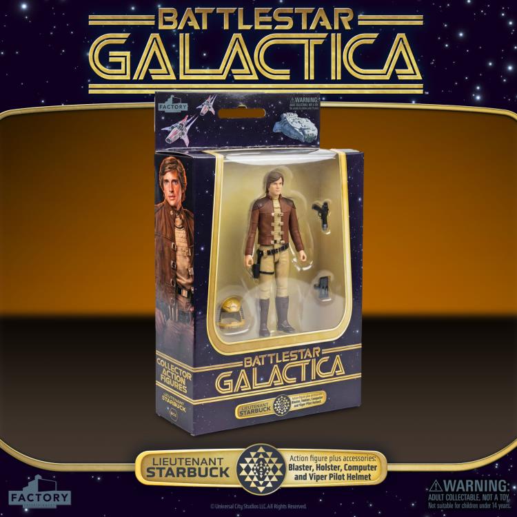 Battlestar Galactica (1978) 3.75-Inch Scale Set of 4 Action Figures Gallery Image 16