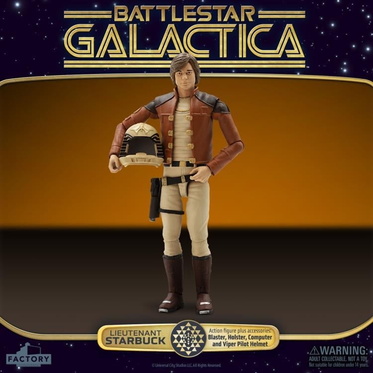 Battlestar Galactica (1978) 3.75-Inch Scale Set of 4 Action Figures Gallery Image 11