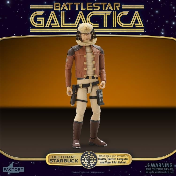 Battlestar Galactica (1978) 3.75-Inch Scale Set of 4 Action Figures Gallery Image 12