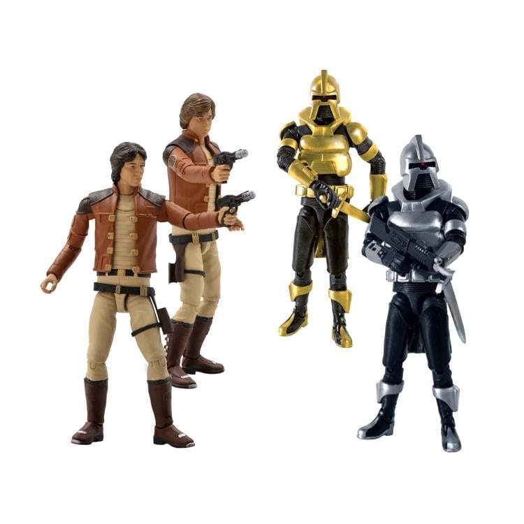 Battlestar Galactica (1978) 3.75-Inch Scale Set of 4 Action Figures Gallery Image 31